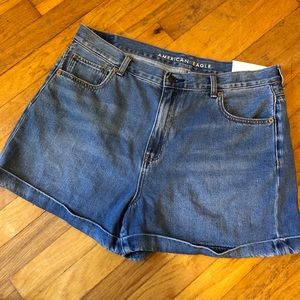 NWT denim mom shorts